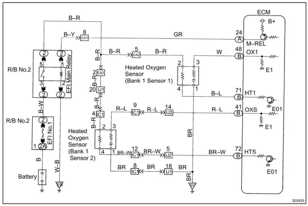 P0125 wiring diagram
