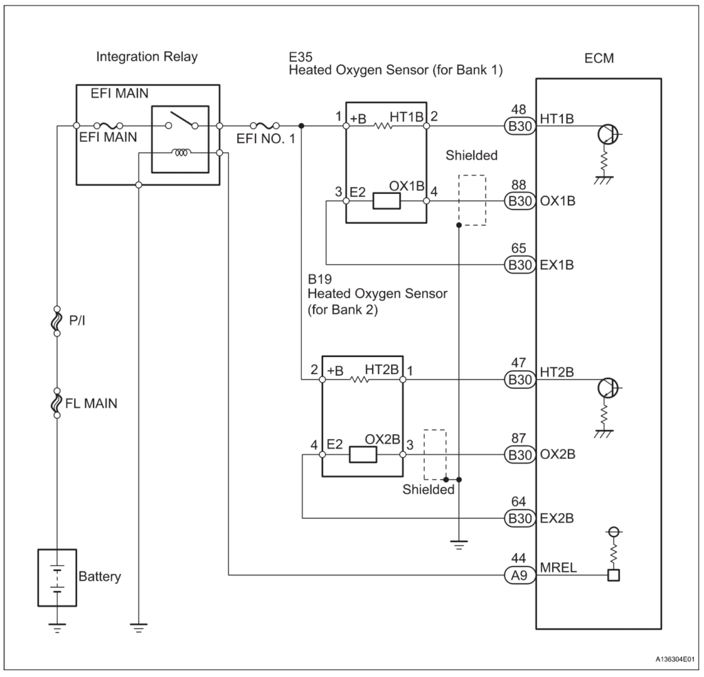 P0136 wiring diagram
