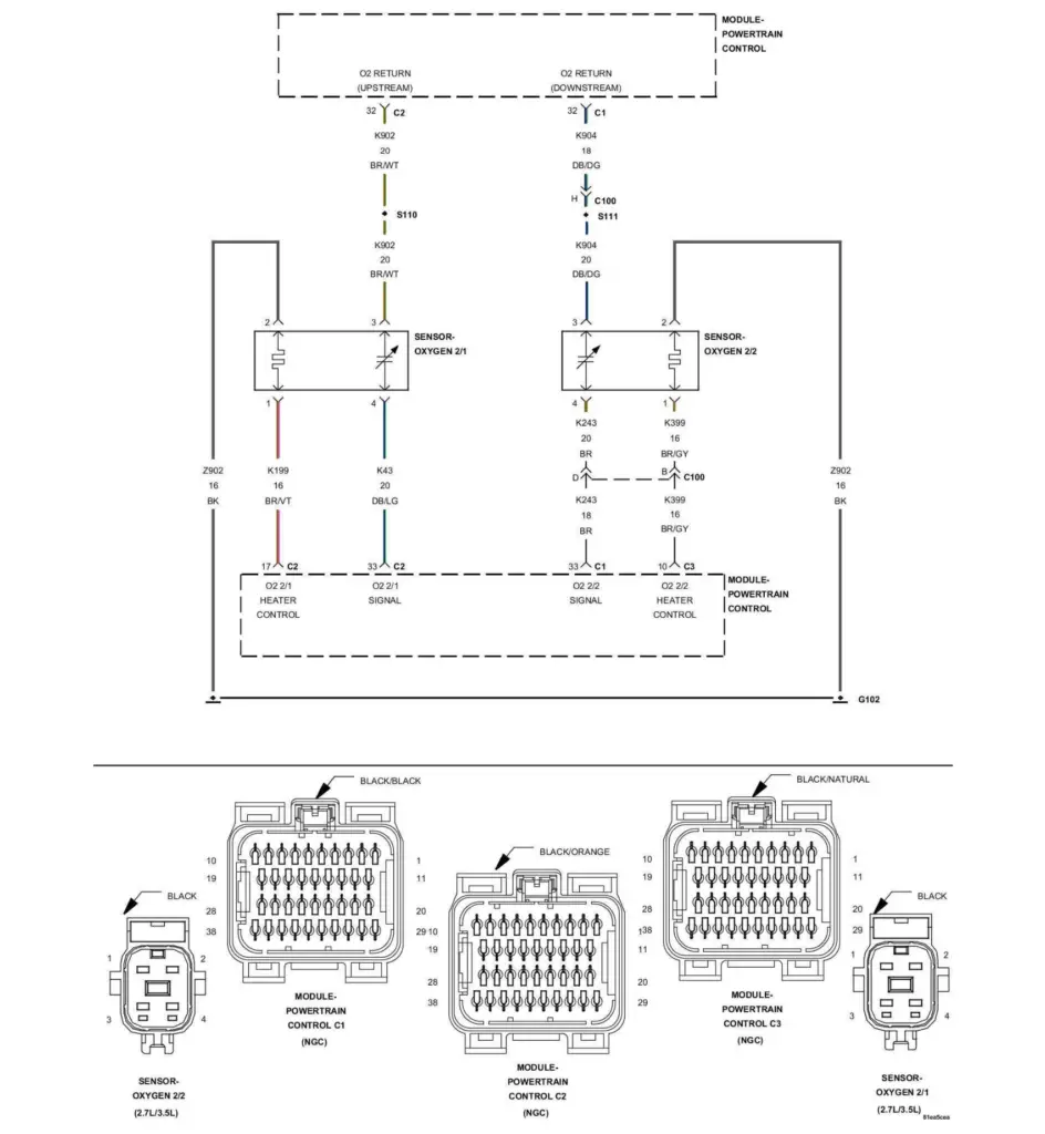 P0152 wiring diagram