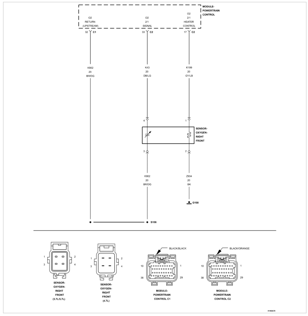 P0153 wiring diagram