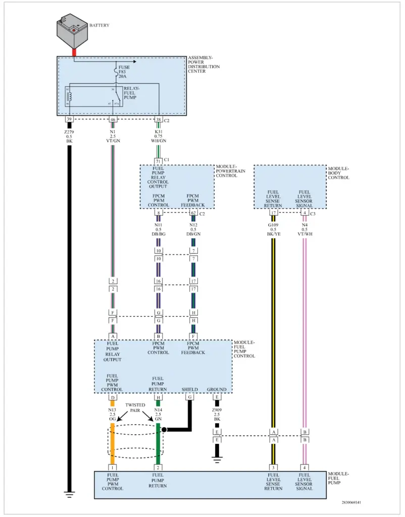 P018C wiring diagram
