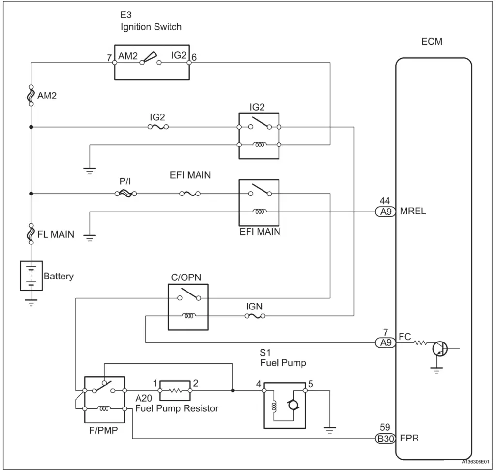 P0230 wiring diagram