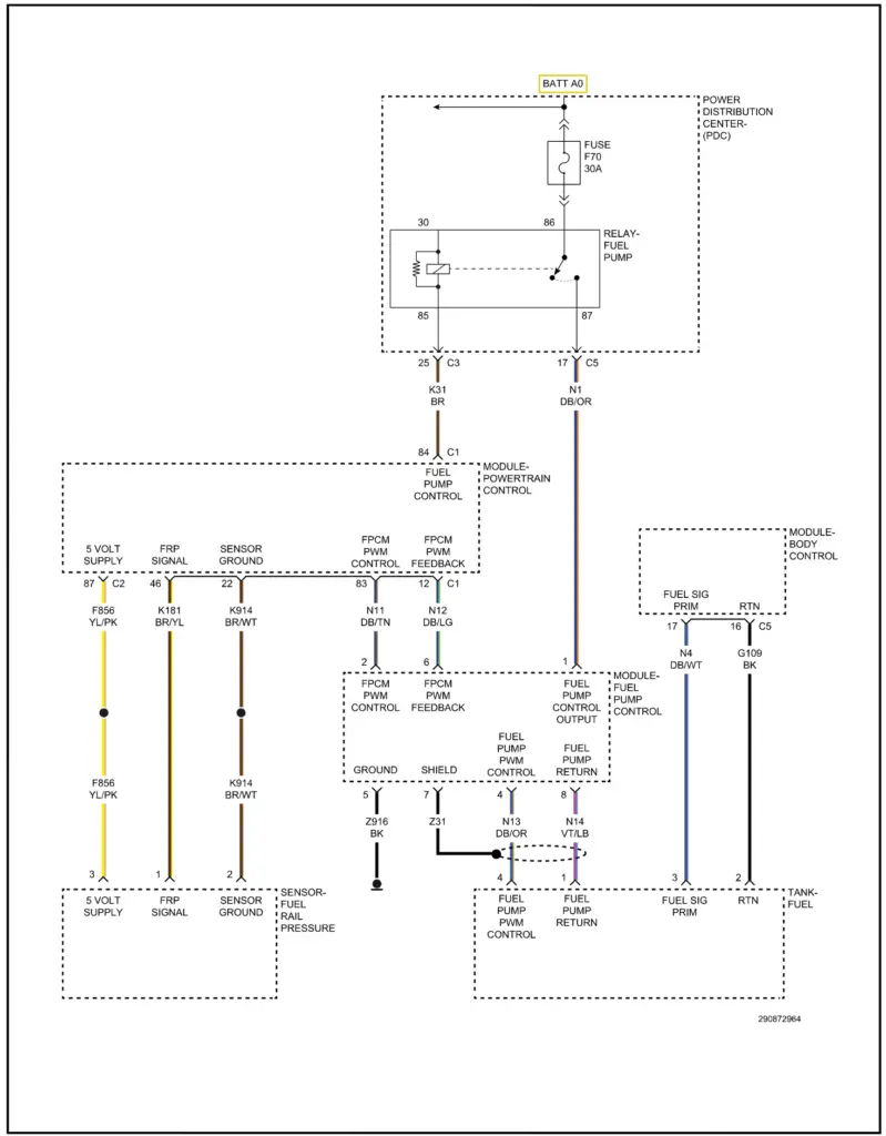 P025A wiring diagram