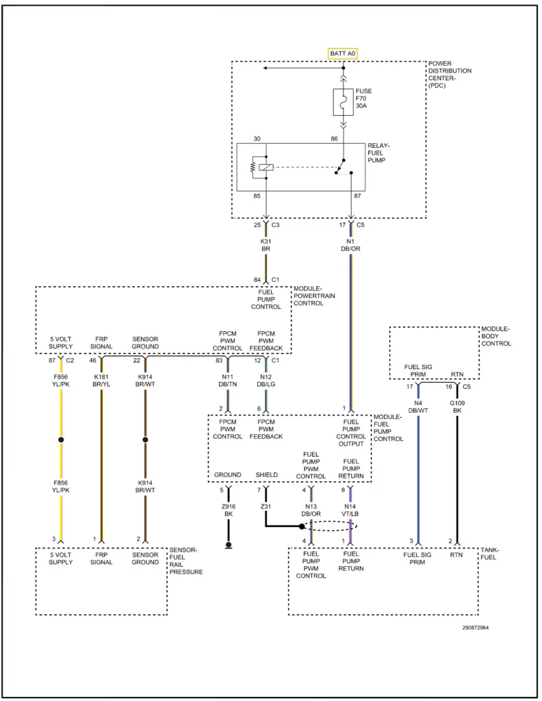 P025C wiring diagram
