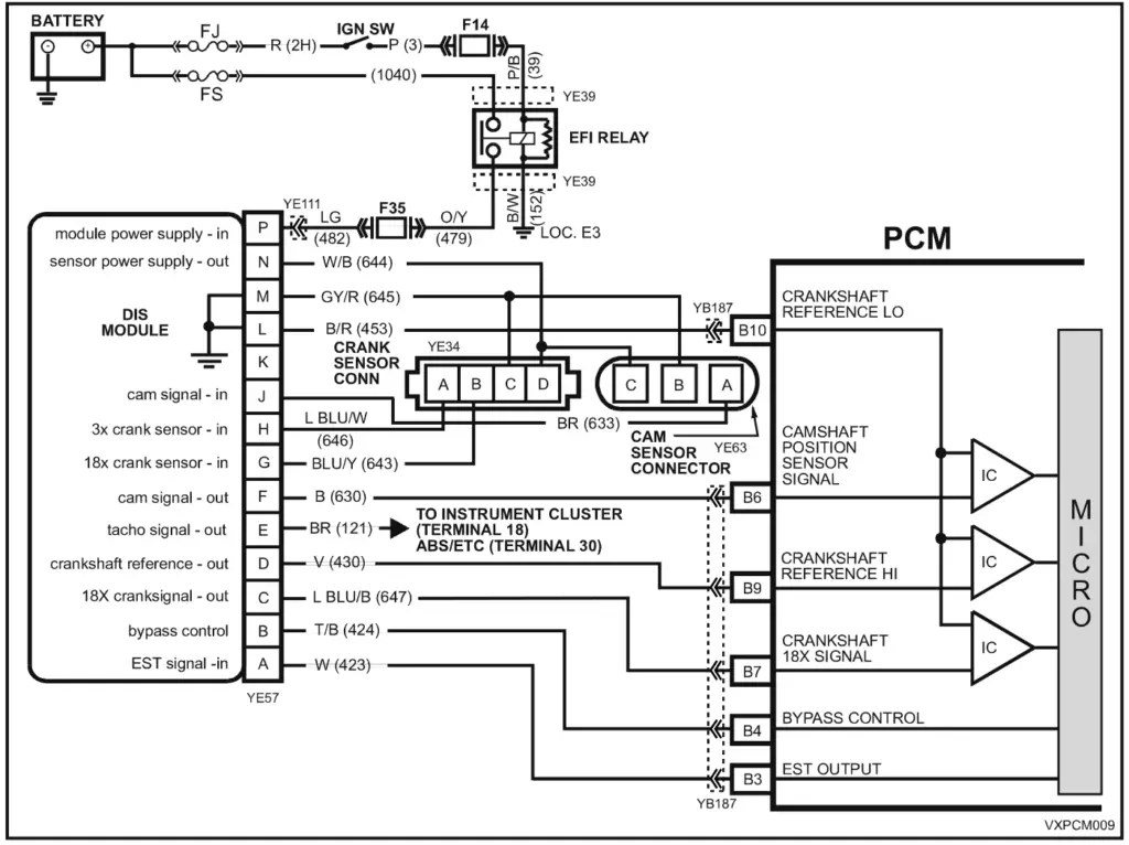 P0374 wiring diagram