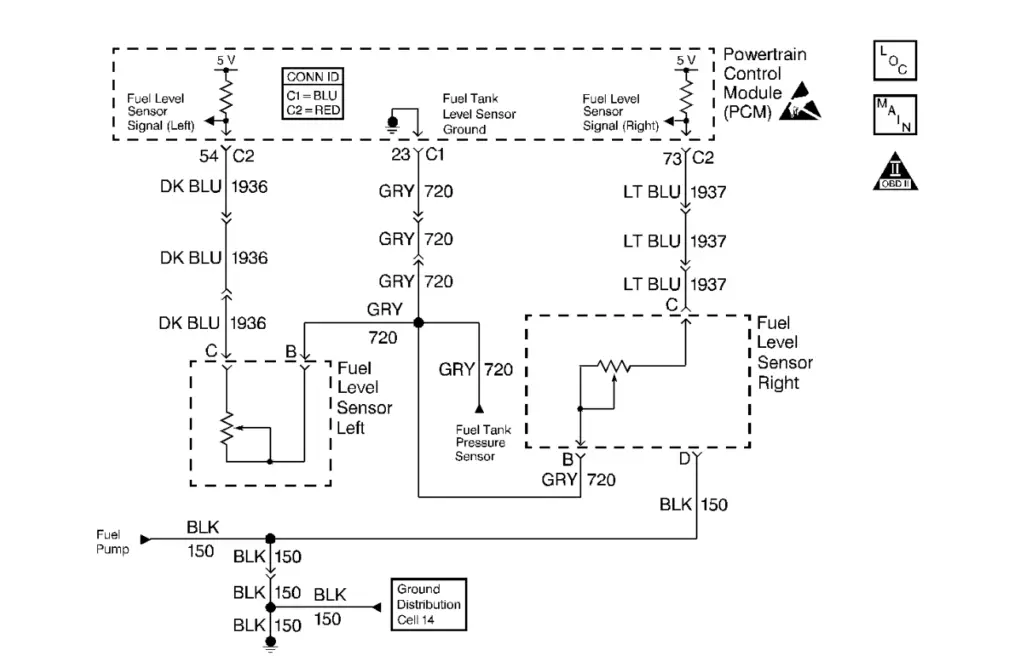 P0461 wiring diagram