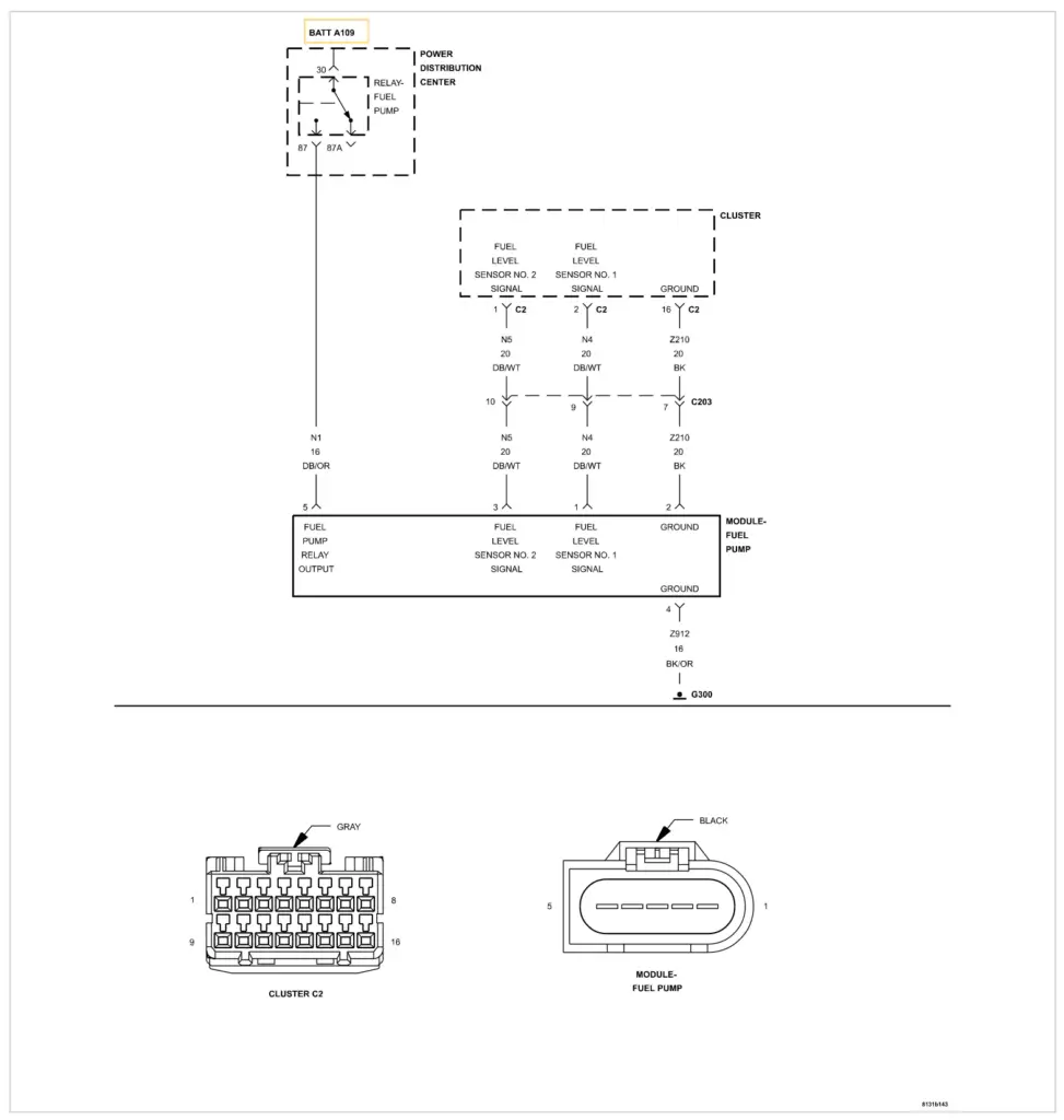 P0462 wiring diagram