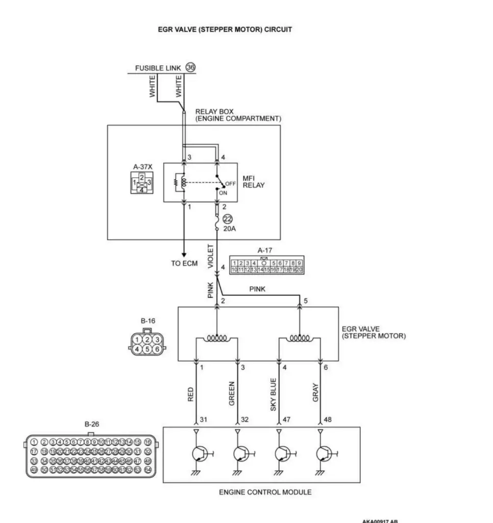 P0490 wiring diagram