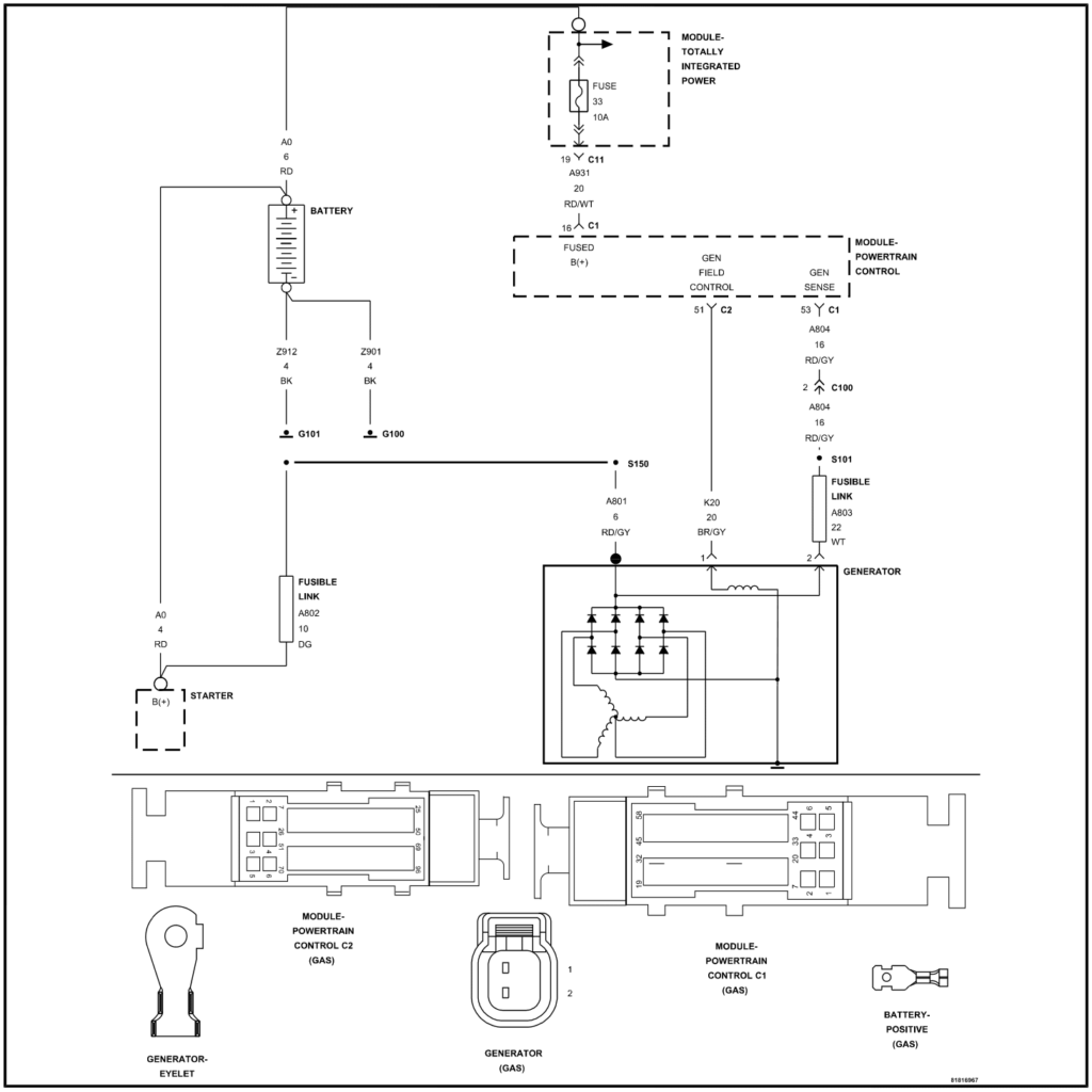P0622 wiring diagram