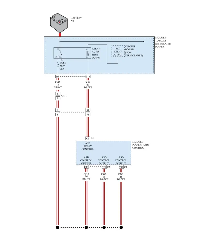 P0688 wiring diagram