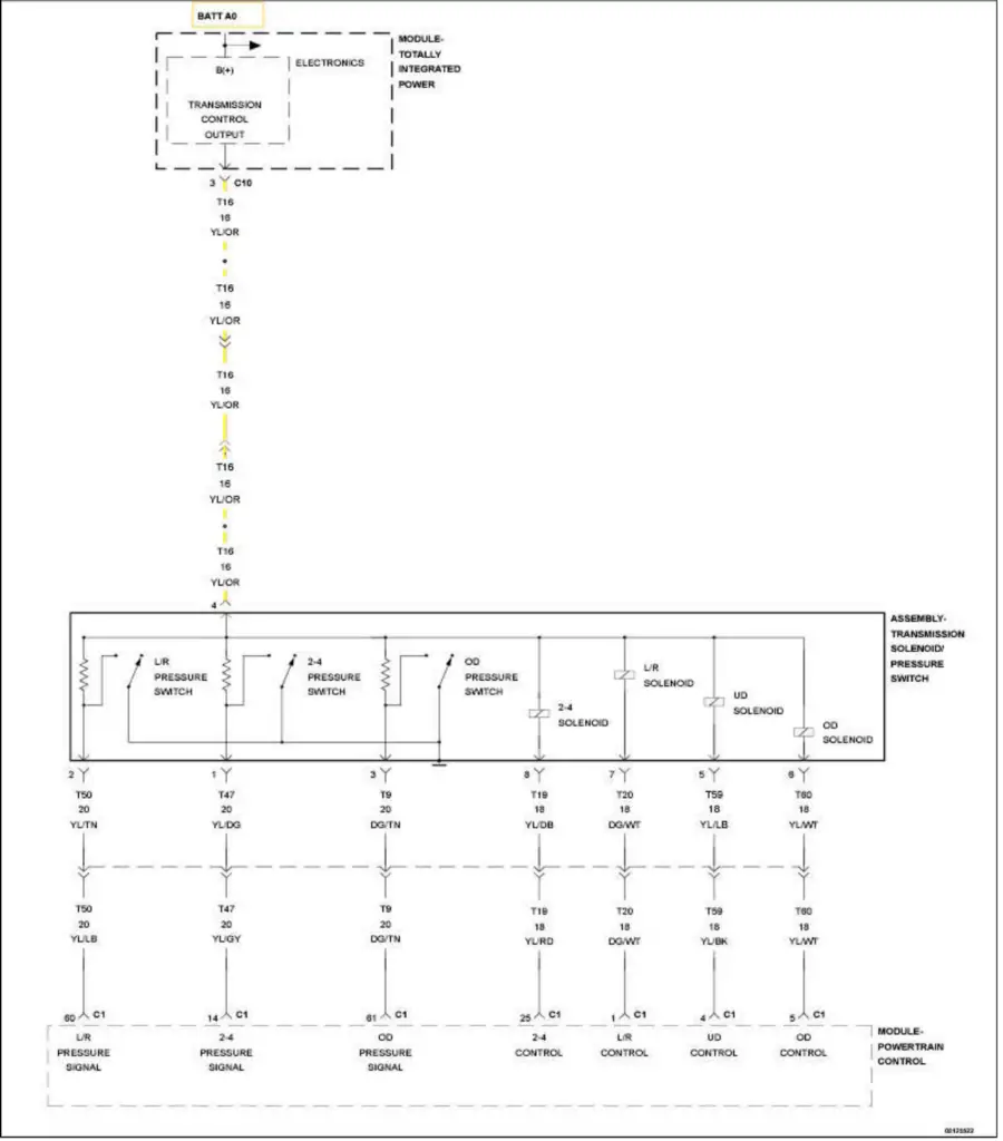 P0755 wiring diagram