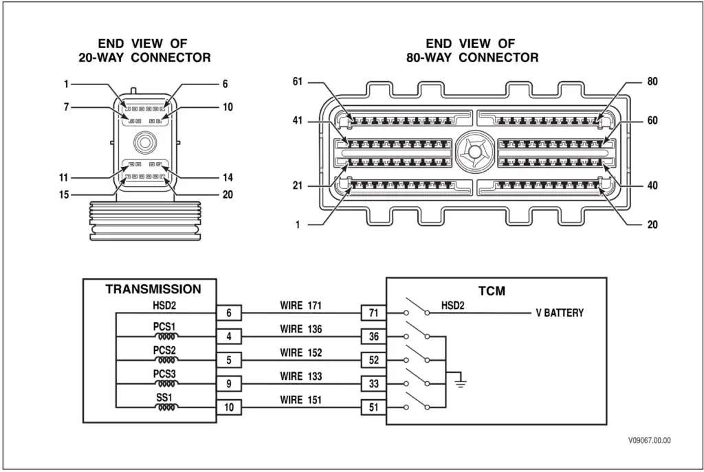 P0970 wiring diagram