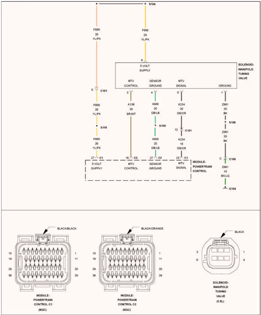 P1005 Dodge wiring diagram
