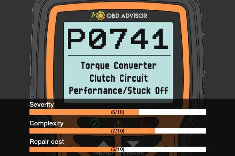 P0741 Torque Converter Clutch Circuit Performance/Stuck Off OBD ADVISOR