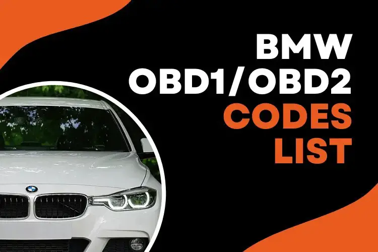 BMW Fault Codes: FREE Comprehensive OBD1 And OBD2 Codes List - OBD ADVISOR