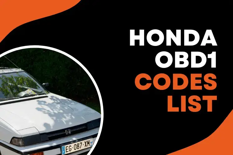 Honda OBD1 Codes A Comprehensive List For Quick Troubleshooting OBD ADVISOR