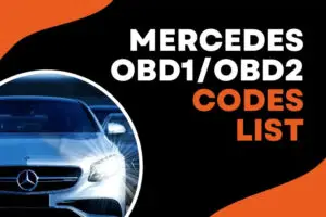 mercedes obd1 obd2 list