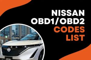 nissan obd1 obd2 codes list
