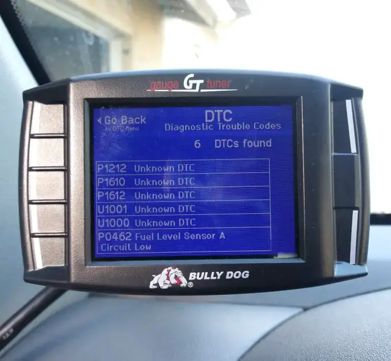 P1212 code on scanner