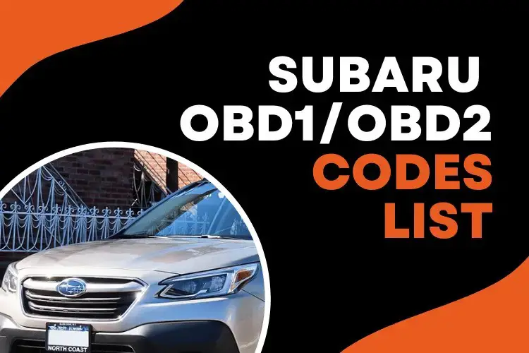 Subaru Fault Codes List Your Complete Resource For Diagnosis OBD ADVISOR