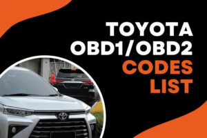 toyota obd1 obd2 codes list