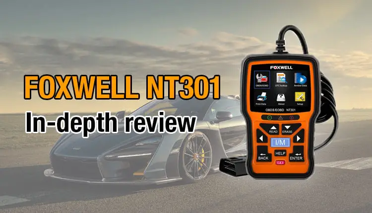 FOXWELL NT301 OBD2 scanner is among the best DIY scanners.