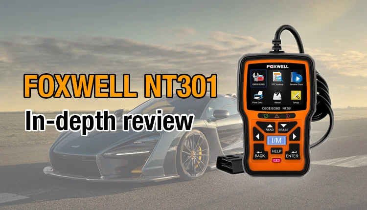 FOXWELL NT301 OBD2 scanner is among the best DIY scanners.