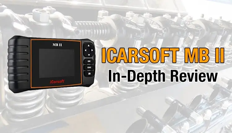 iCarSoft MB II will read and clear all faults of vehicles from 1996-2002.