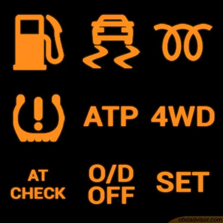 Nissan dashboard symbols and meanings FULL list OBD Advisor