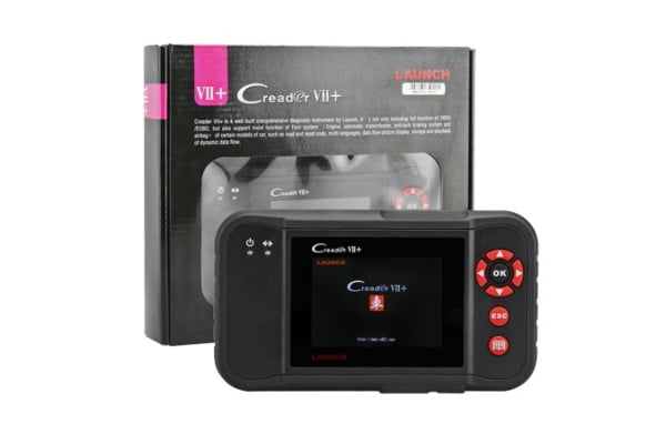 LAUNCH Creader VII+ OBD2 scanner can easily access to the Engine, Transmission, ABS, and SRS to retrieve their DTCs