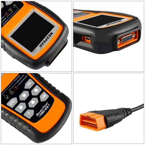 NEXPEAK NX501 OBD2 Scanner is a car fault code reader designed for Engine system, featuring FULL 10 OBDII Modes diagnostic function to check all engine related trouble codes from car electronic ECU