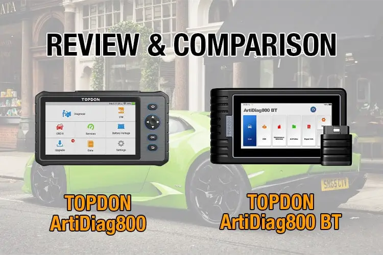 TOPDON ArtiDiag800 vs. ArtiDiag800 BT