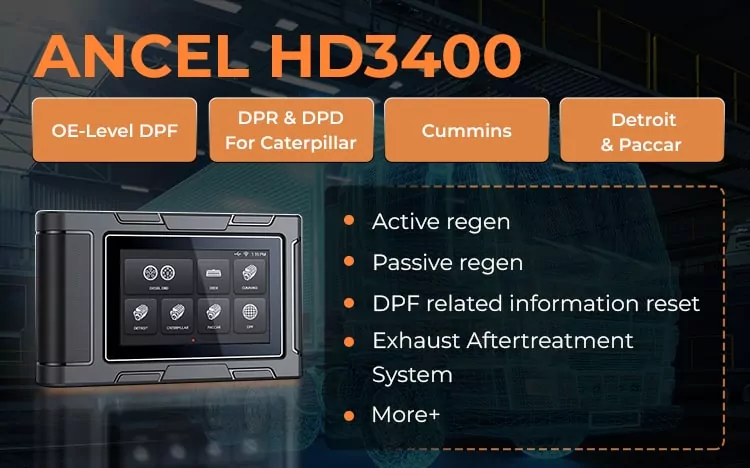 ancel hd3400 dpf