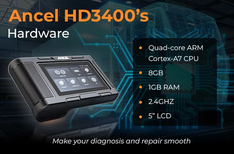 ancel hd3400 hardware