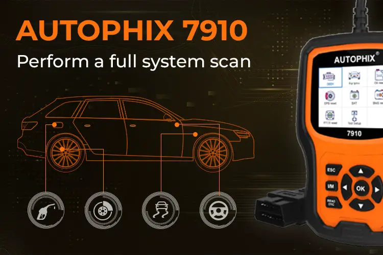 Autophix 7910 can scan any system on your BMW