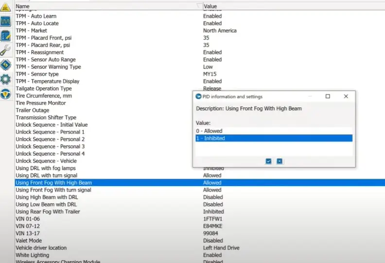 forscan programming: written format