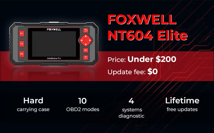 FOXWELL NT604 ELITE FEATURES