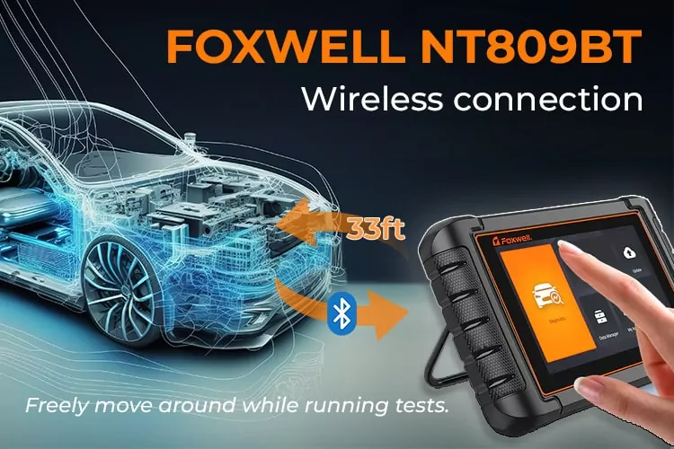 FOXWELL NT809BT wireless connection