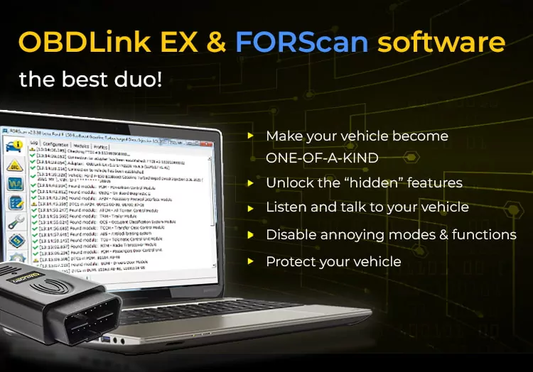 OBDLink® EX - OBD2 Adapter For ELM327 & FORScan