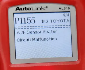 Autel AL319 can pull trouble codes from your Toyota or Lexus.