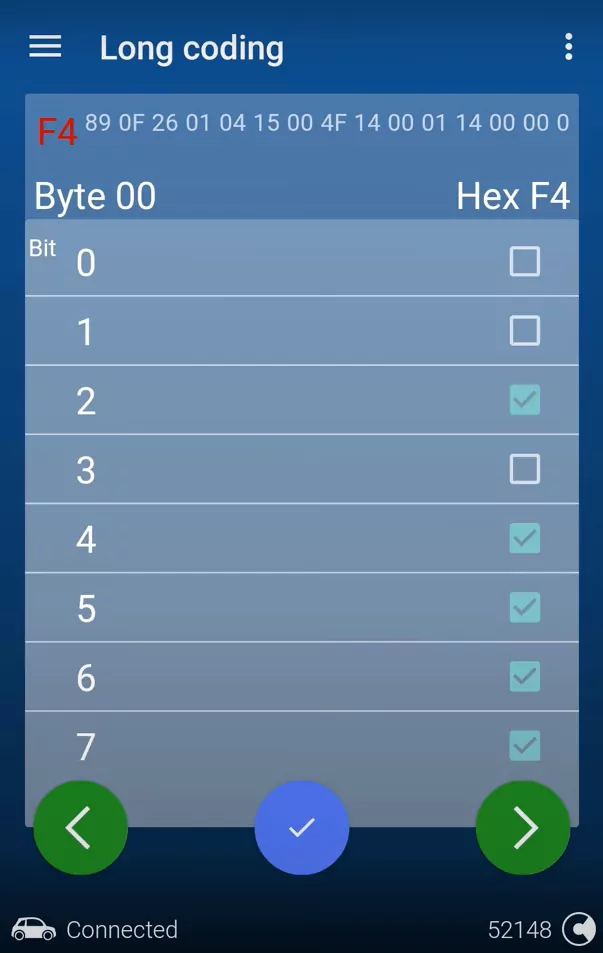 obdeleven long coding function